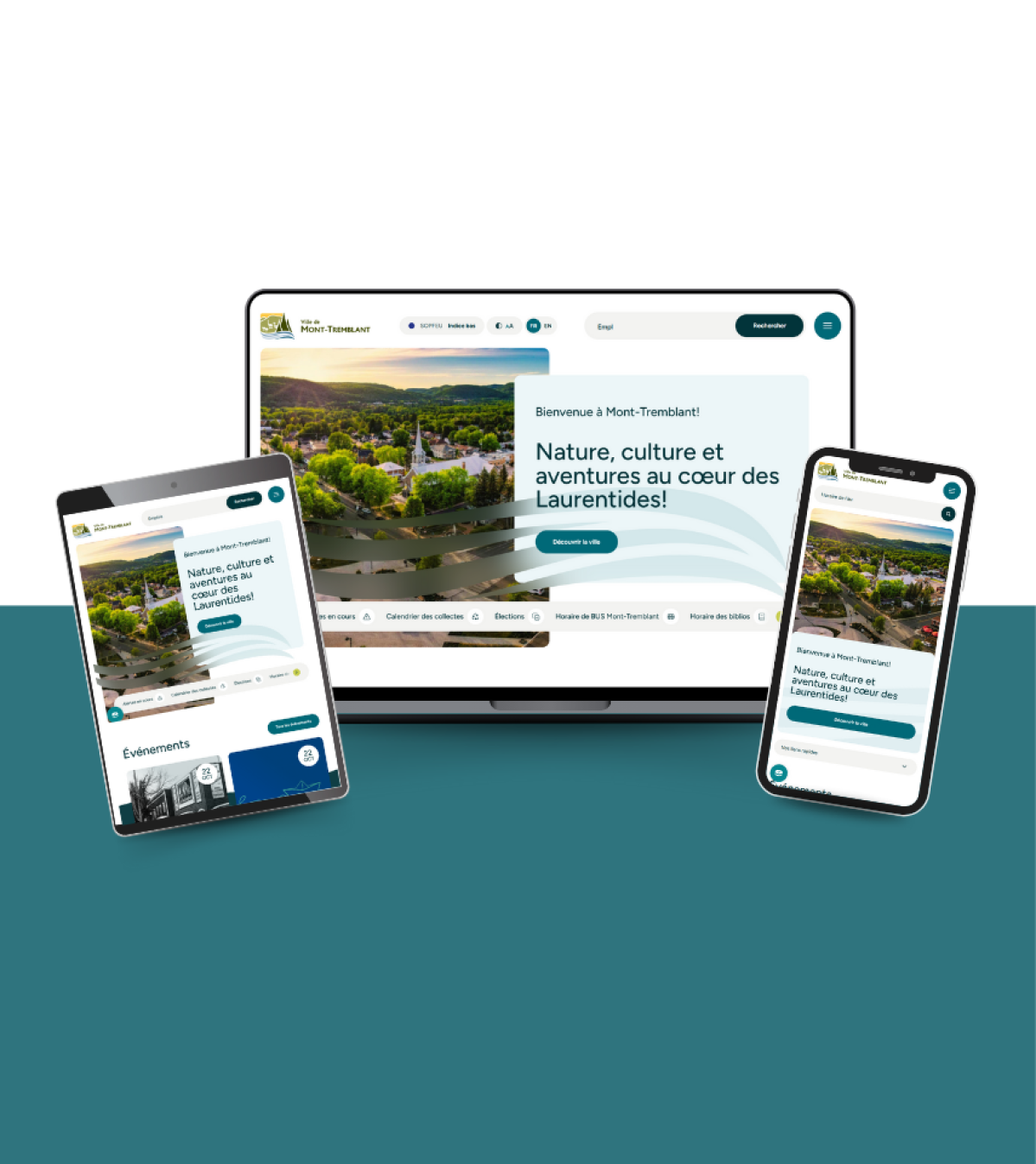 La Ville de Mont-Tremblant dévoile son nouveau site Web | Mont-Tremblant